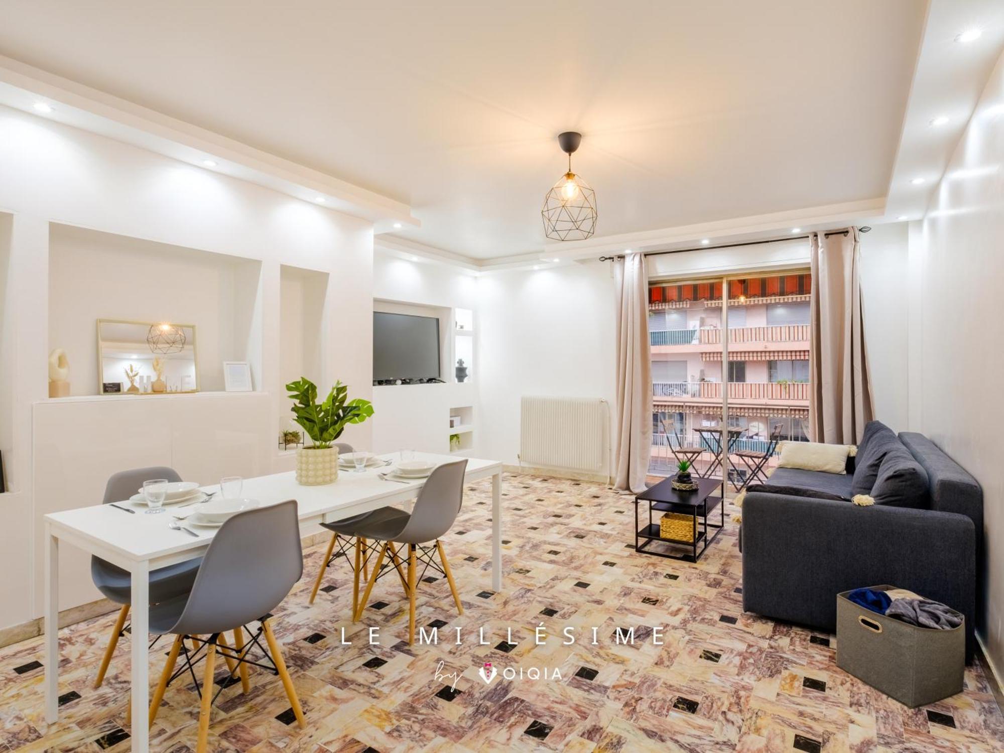 Апартаменти Le Millesime ~ Vue ~ Balcon ~ Parking Кань-сюр-Мер Екстер'єр фото