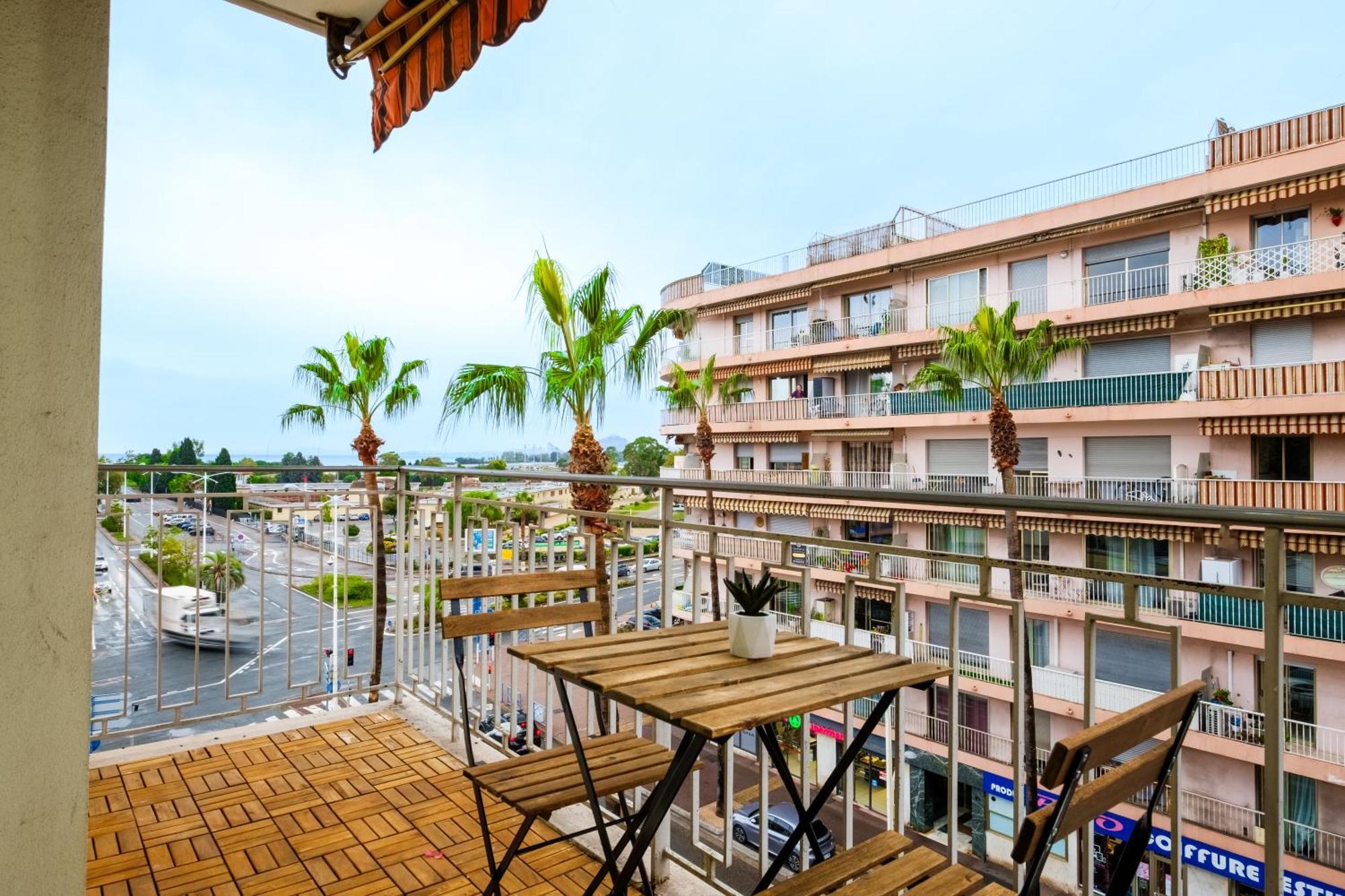 Апартаменти Le Millesime ~ Vue ~ Balcon ~ Parking Кань-сюр-Мер Екстер'єр фото