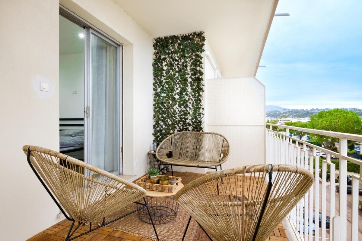 Апартаменти Le Millesime ~ Vue ~ Balcon ~ Parking Кань-сюр-Мер Екстер'єр фото